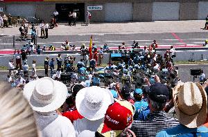 Alonso on the grid: